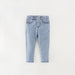Baby Girl Solid Color Western Girl Fashion Denim Pants - Kidsplace.store