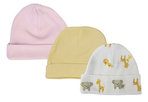 Baby Girls Caps (pack Of 3) Nc_0378 - Kidsplace.store