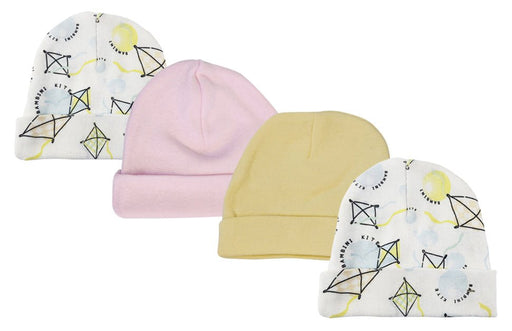 Baby Girls Caps (pack Of 4) Nc_0351 - Kidsplace.store