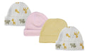 Baby Girls Caps (pack Of 4) Nc_0379 - Kidsplace.store