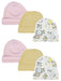 Baby Girls Caps (pack Of 6) Nc_0356 - Kidsplace.store