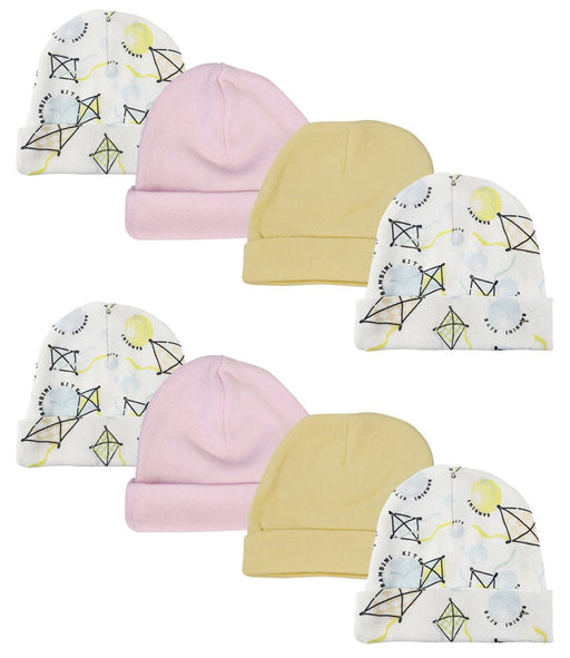 Baby Girls Caps (pack Of 8) Nc_0352 - Kidsplace.store