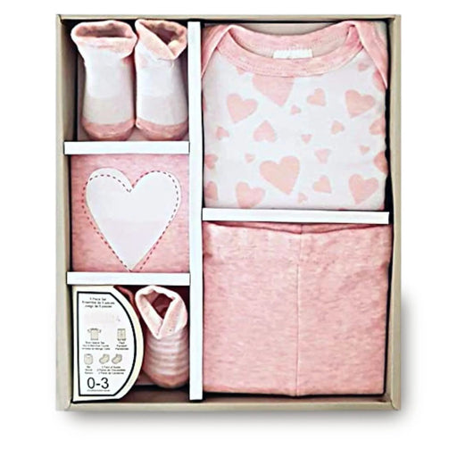 Baby Newborn Girl 5 Piece Gift Set - Kidsplace.store