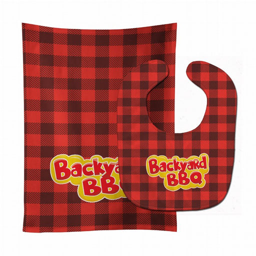 Backyard BBQ Baby Bib & Burp Cloth - Kidsplace.store