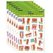 Bacon Scented Stickers, 80 Per Pack, 6 Packs - Kidsplace.store