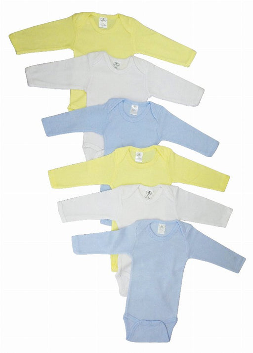 Bambini Boys' Pastel Long Sleeve Onezie Variety Pack - Kidsplace.store