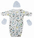 Bambini Gown, Cap and Mittens - 3 Piece Set - Kidsplace.store