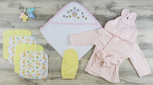 Bambini Hooded Towel, Wash Coths, Bath Mitten and Robe - Kidsplace.store