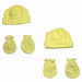 Bambini Neutral Baby Cap and Mittens 4 Piece Set - Kidsplace.store