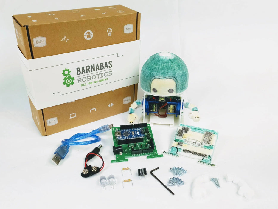 Barnabas - Bot: Arduino - Compatible 3 - D Printed Robot Kit (Ages 9 - 12) - Kidsplace.store