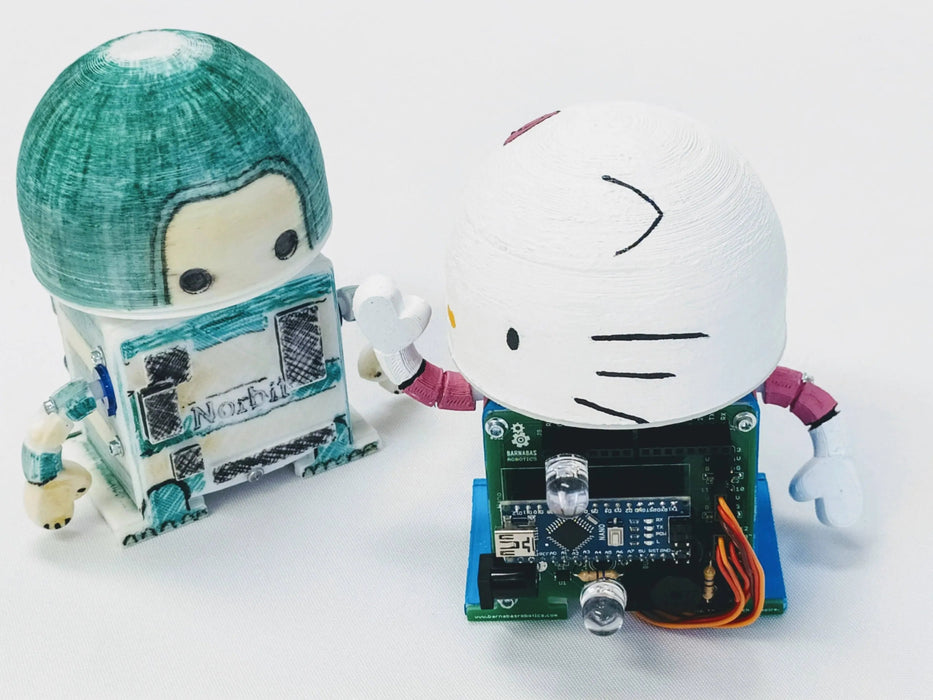 Barnabas - Bot: Arduino - Compatible 3 - D Printed Robot Kit (Ages 9 - 12) - Kidsplace.store