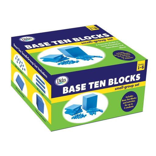 Base Ten Blocks Small-Group Set, 161 Pieces - Kidsplace.store