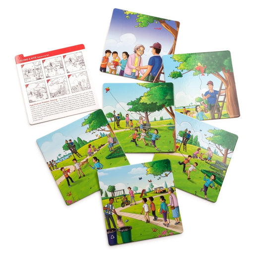 Basic Sequence Cards For Storytelling and Picture Interpretation, Junior Edition - Kidsplace.store