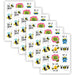 Bees Rewards Stickers, 1-1/2", 60 Per Pack, 6 Packs - Kidsplace.store