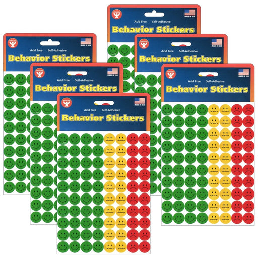 Behavior Stickers, 0.5", 320 Per Pack, 6 Packs - Kidsplace.store