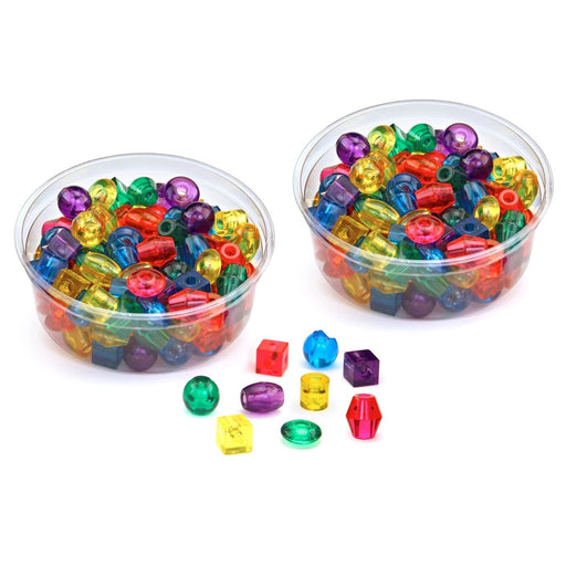Big Beads, Translucent, 16 oz. Per Pack, 2 Packs - Kidsplace.store