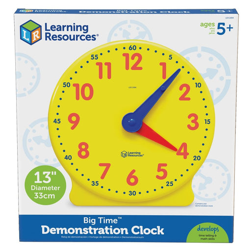 Big Time™ Learning Clock®, 12-Hour Demonstration Clock - Kidsplace.store