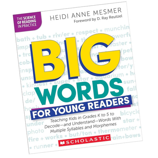 Big Words for Young Readers Professional Book - Kidsplace.store