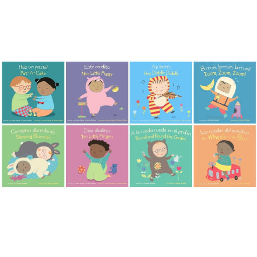 Bilingual Baby Rhyme Time Books, Set of 8 - Kidsplace.store