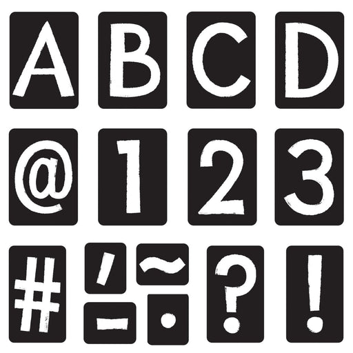 Black 4" Tiles Uppercase Ready Letters®, 150 Pieces Per Pack, 2 Packs - Kidsplace.store