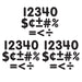 Black Classic 2-1/2" Magnetic Numbers, 65 Pieces Per Pack, 3 Packs - Kidsplace.store