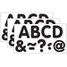 Black Classic 2" Magnetic Letters, 87 Pieces Per Pack, 3 Packs - Kidsplace.store