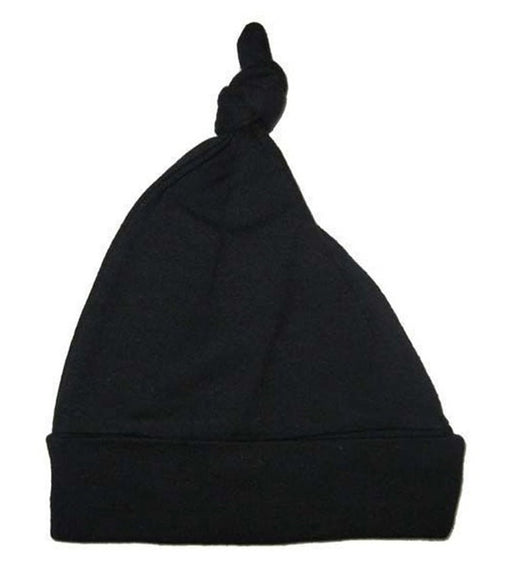 Black Knotted Baby Cap 1100black - Kidsplace.store