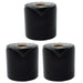 Black Rolled Scalloped Bulletin Board Borders, 65 Feet Per Roll, Pack of 3 - Kidsplace.store