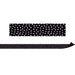 Black with White Painted Dots Magnetic Border, 24 Feet Per Pack, 3 Packs - Kidsplace.store