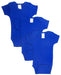 Blue Bodysuit Onezies (pack Of 3) Ls_0162 - Kidsplace.store