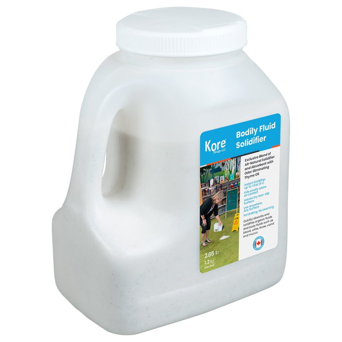 Body Fluid Solidfier, Light Weight Absorbent For Absorbing Body Fluids, 4L Jug - Kidsplace.store