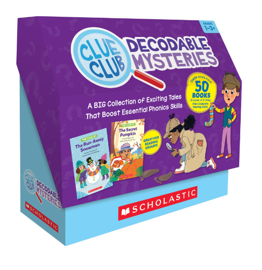 Clue Club Decodable Mysteries, Multi-Copy Set, 50 Books