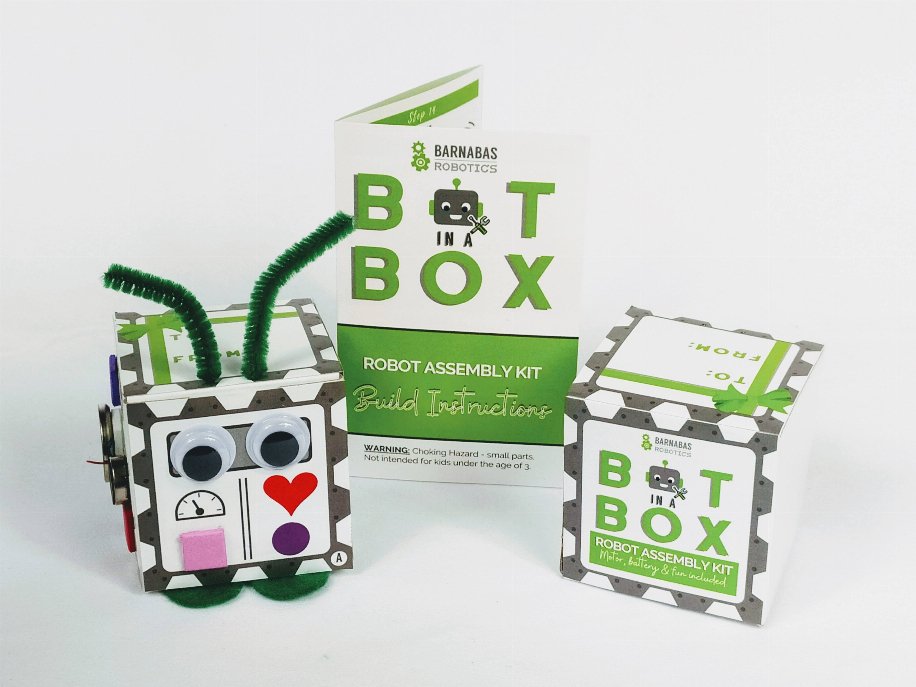 Bot In A Box Craft Robot | Stocking Stuffer | Party Favor - Kidsplace.store