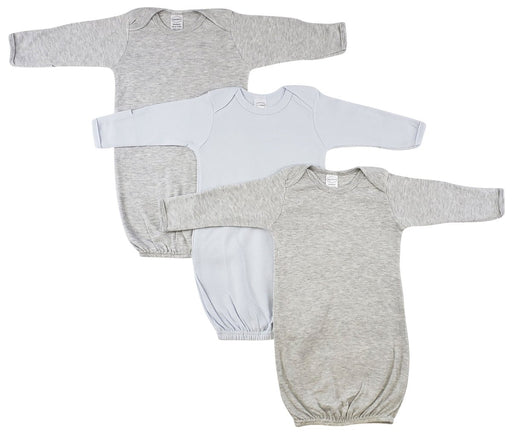 Boy Newborn Baby 3 Piece Gown Set Ls_0673 - Kidsplace.store