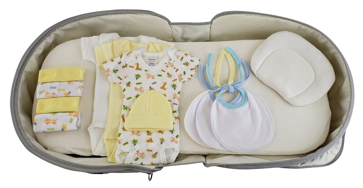 Boys 12 Pc Baby Clothing Starter Set With Diaper Bag 808-boys-12-pieces - Kidsplace.store