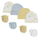 Boys Baby Caps And Mittens (pack Of 8) Nc_0261 - Kidsplace.store