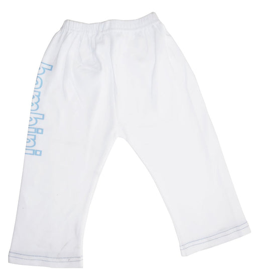Boys White Pants With Print Ls_0206 - Kidsplace.store