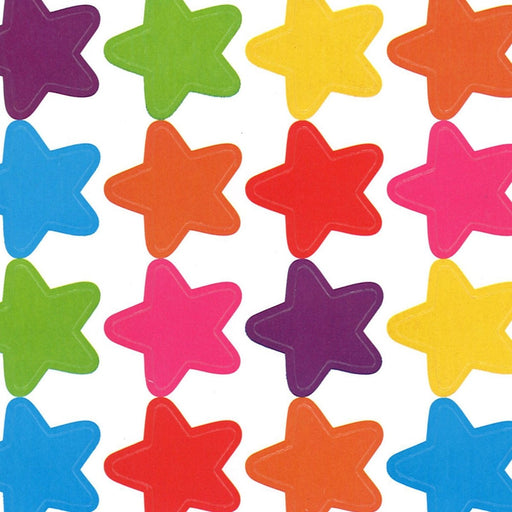 Bright Stars Stickers (die cut star shape), 120 Per Pack, 12 Packs - Kidsplace.store