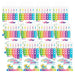Brush Markers, Fluorescent Colors, 6 Per Pack, 12 Packs - Kidsplace.store