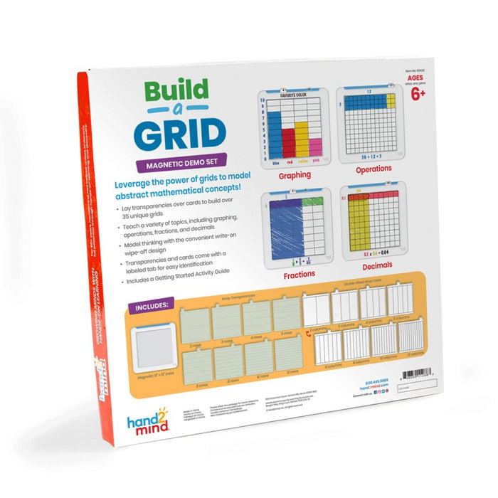 Build-A-Grid, Magnetic Demonstration Grid - Kidsplace.store