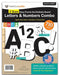 Bulletin Board Letters & Numbers, Black & White, 1.5in & 3in, 710 Pieces - Kidsplace.store