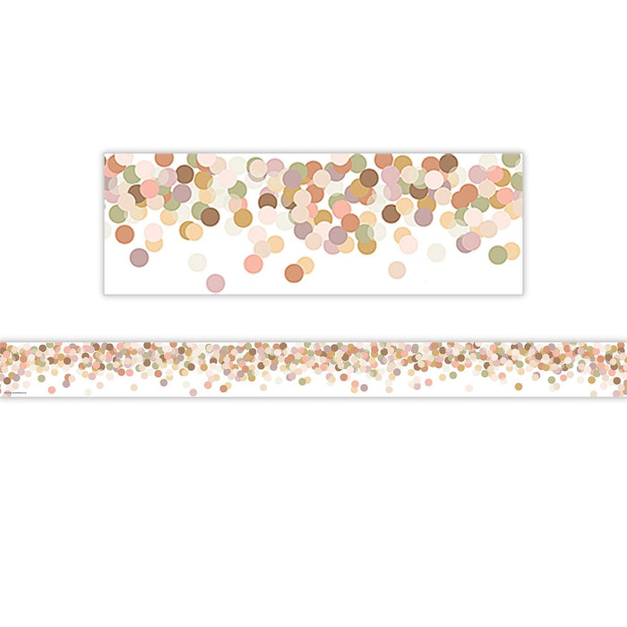 Calming Confetti Straight Border Trim, 35 Feet Per Pack, 6 Packs - Kidsplace.store