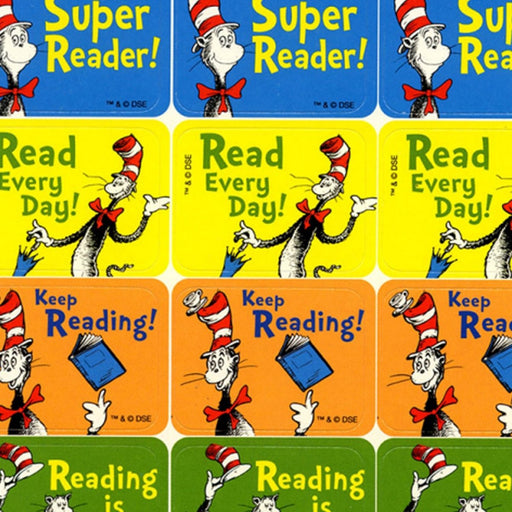 Cat in the Hat™ Reading Success Stickers, 120 Per Pack, 12 Packs - Kidsplace.store