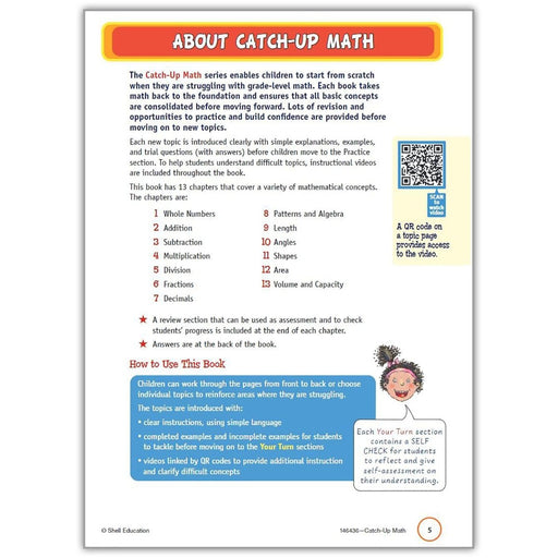 Catch-Up Math, Grade 5 - Kidsplace.store