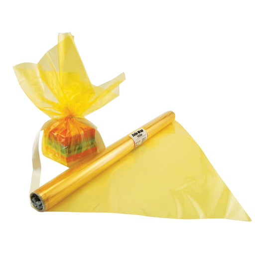 Cello-Wrap™ Roll, Yellow, 20" x 12.5', 6 Rolls - Kidsplace.store