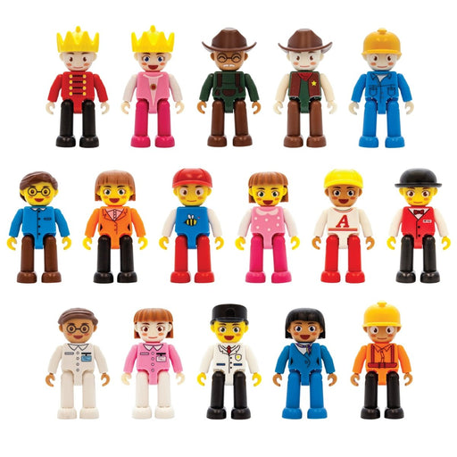 Character Figures, 16 - Piece Set - Kidsplace.store