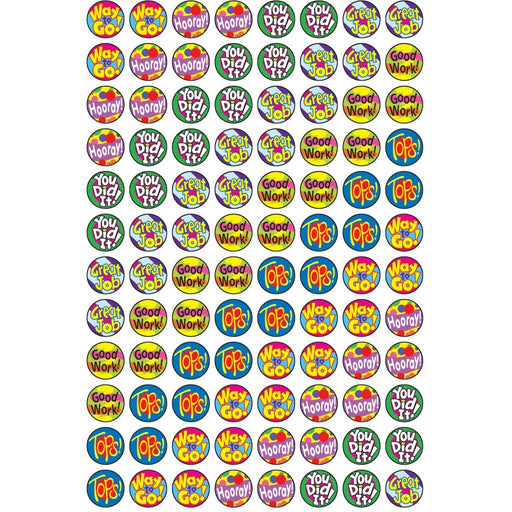 Cheer Words superSpots® Stickers, 800 Per Pack, 6 Packs - Kidsplace.store