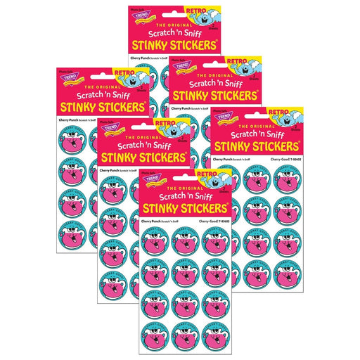 Cherry-Good!/Cherry Punch Scented Stickers, 24 Per Pack, 6 Packs - Kidsplace.store