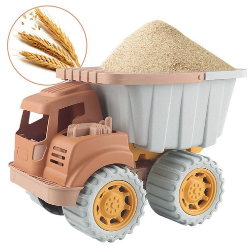 Children Wheat Straw Medium Beach Simulation Construction Vehicle Toy - Kidsplace.store