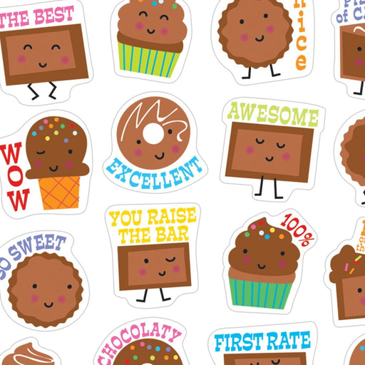 Chocolate Scented Stickers, 80 Per Pack, 6 Packs - Kidsplace.store